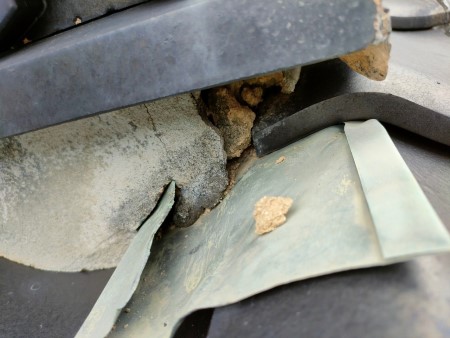 漆喰割れ　剥がれ　雨漏り調査